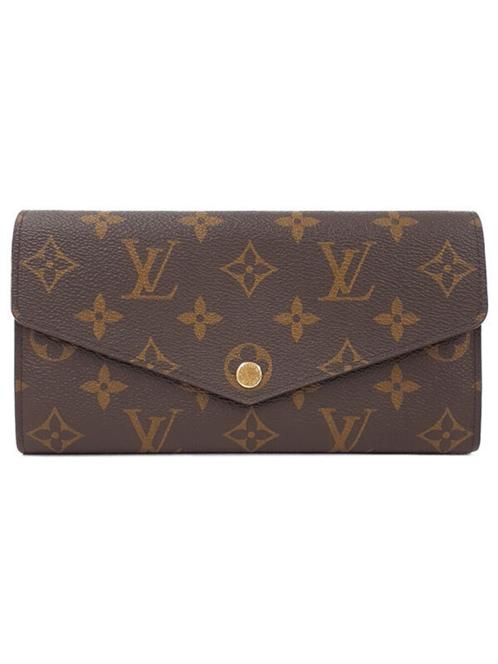 Louis Vuitton Monogram Portefeuille Sarah Bi fold Long Wallet